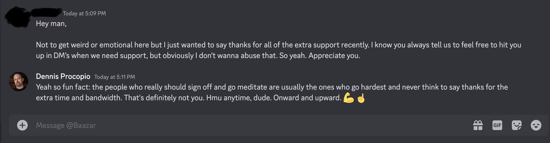 Client testimonial